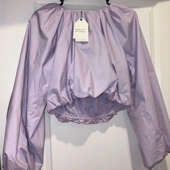 English Factory Tops - English factory Light Purple Long Sleeve Top